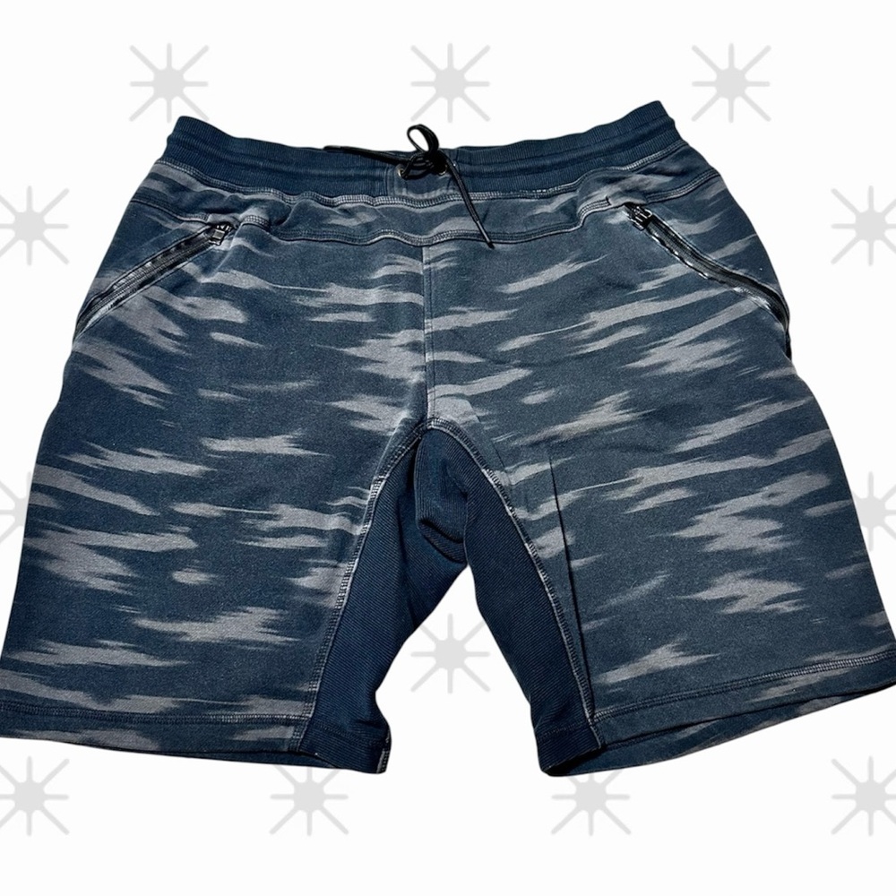 Adidas Men’s Athletic Shorts Camo Print Training Running Zip PocketsSize XL